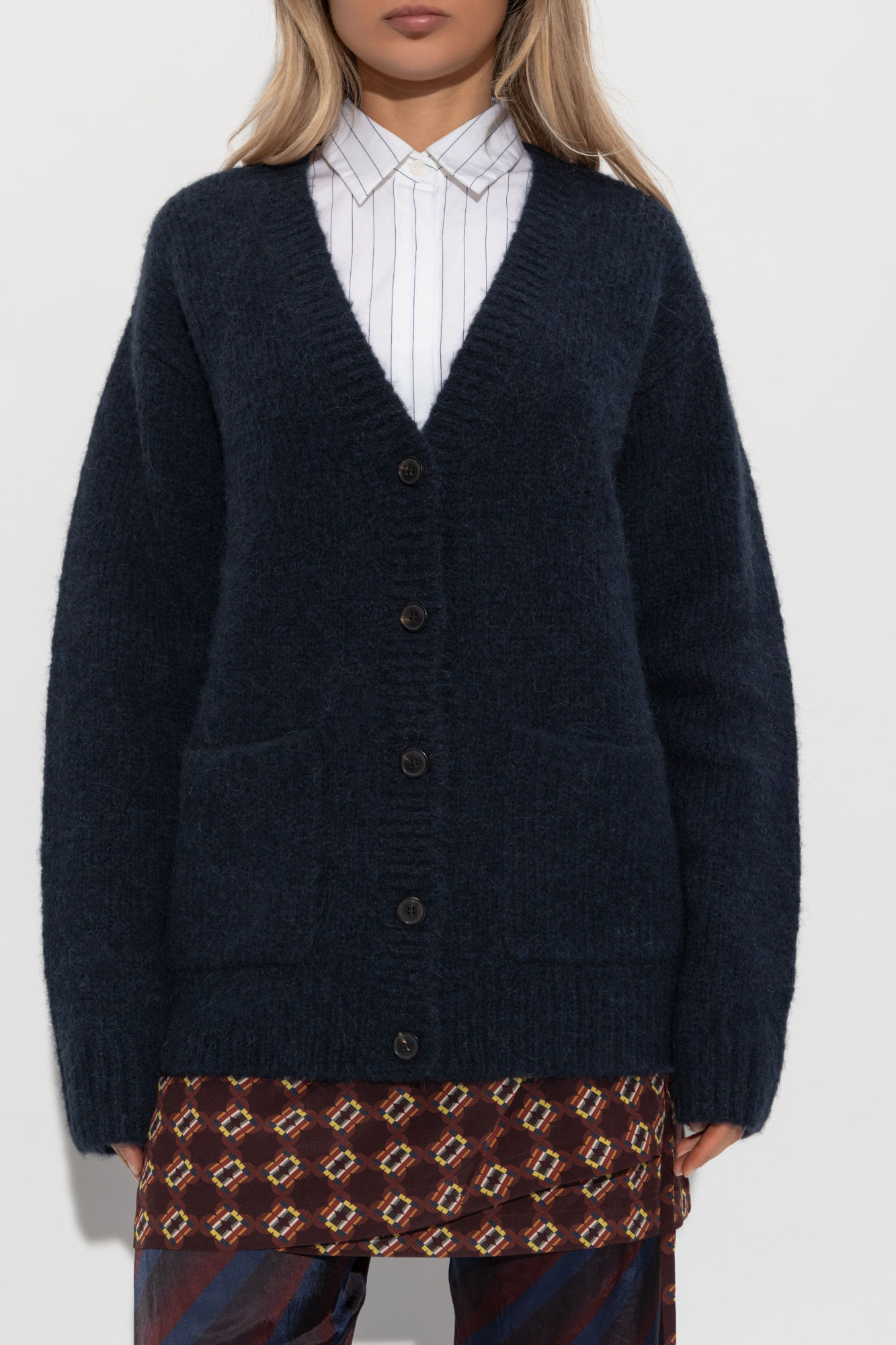 トップス DRIES VAN NOTEN 23aw Fluffy Cardigan DRIES VAN NOTEN 23aw Fluffy Cardigan